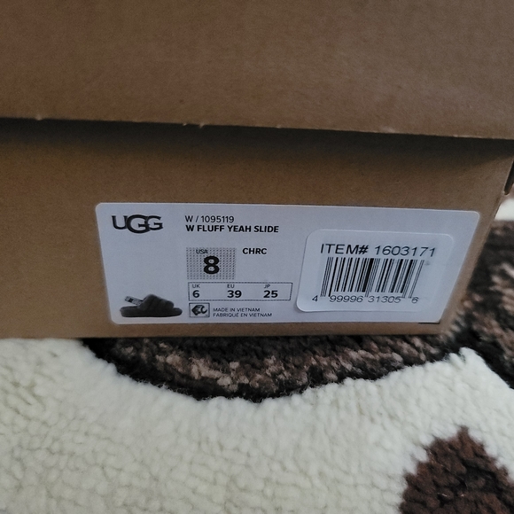 UGG Fluff Yeah Slide Charcoal - Picture 5 of 5
